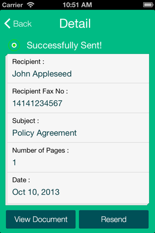 Fax Pro - send receive faxes screenshot 4