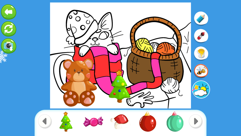 kids christmas colouring pages free download app for iphone