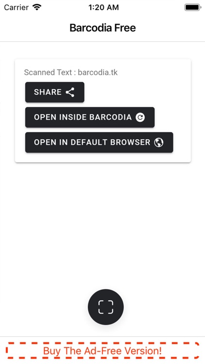 Barcodia QR & Barcode Scanner