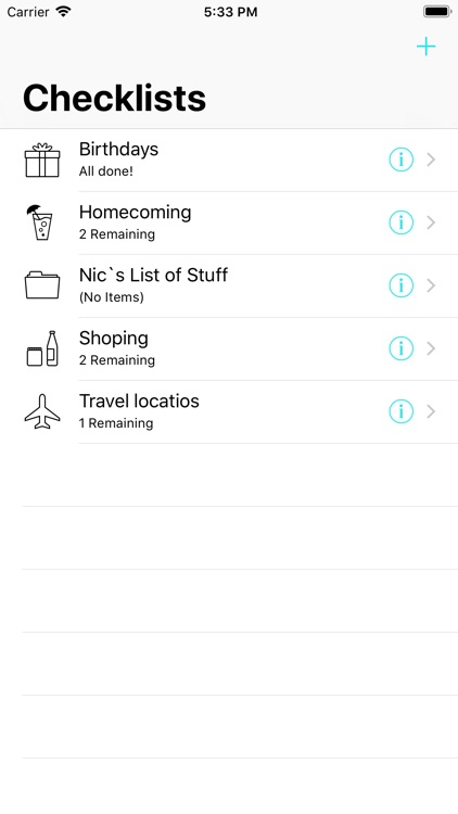 Checklists - to-do items screenshot-4