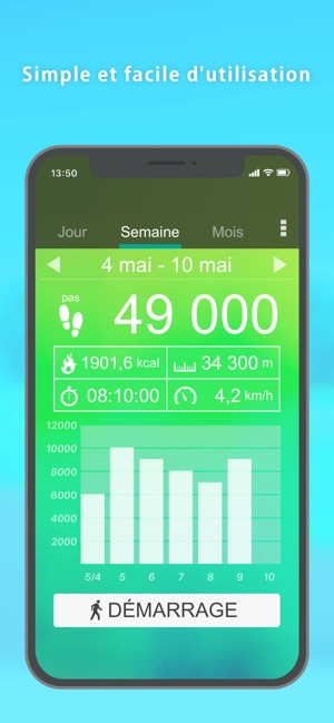 Podometre Compteur De Pas Dans L App Store