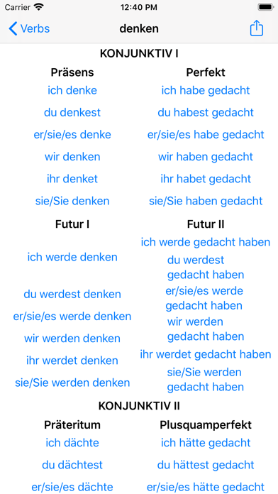 How to cancel & delete Deutsche Verben from iphone & ipad 4