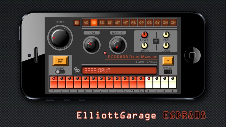 EGDR808 Drum Machine lite