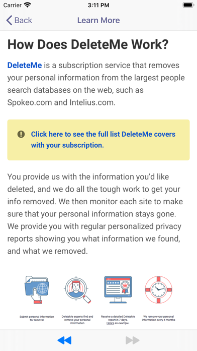 DeleteMe Privacy Protection screenshot 4