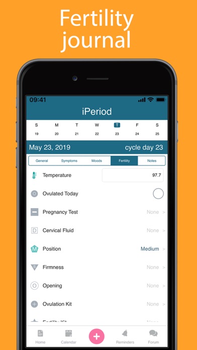 iPeriod Ultimate (Period / Menstrual Calendar) Screenshot 7