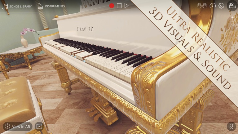 【图】钢琴 3D – Piano 3D Real AR App(截图1)