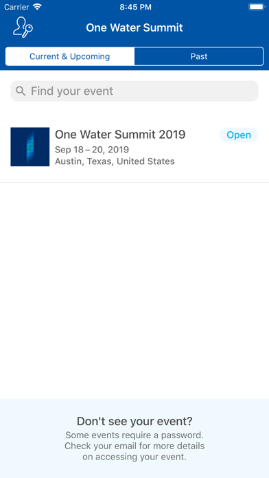 How to cancel & delete One Water Summit from iphone & ipad 2