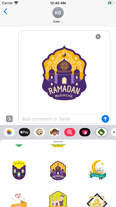 Islamic Stickers - Eid Sticker screenshot 4