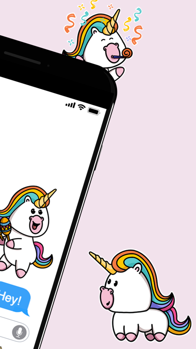 Cute Unicorn - Sticker Pack screenshot 2