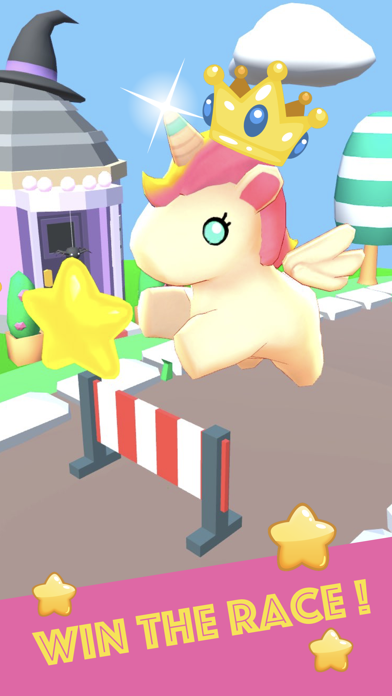 Cute Unicorn: running games screenshot 2