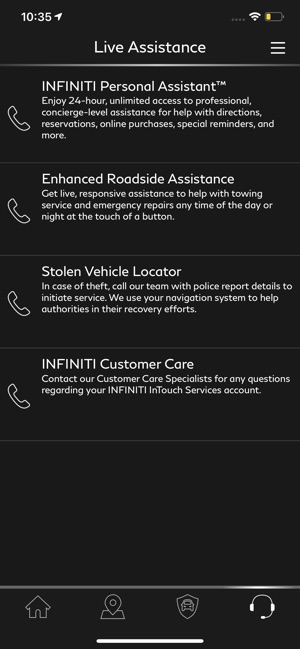 Infiniti Intouch Services On The App Store