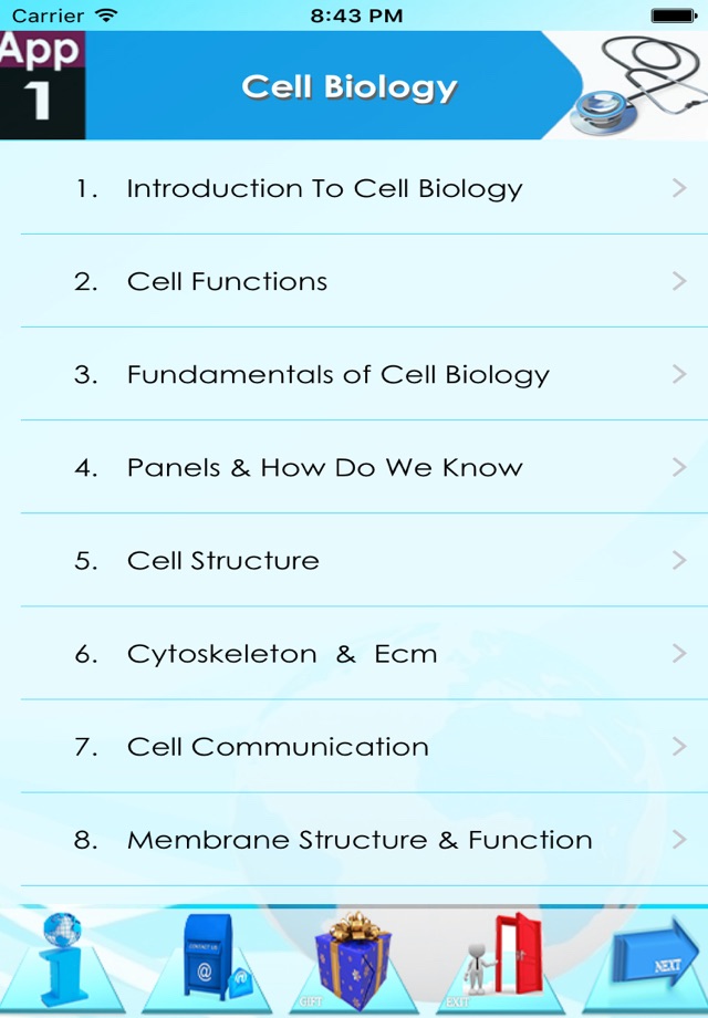 Cell Biology: 2300 Study Notes screenshot 2