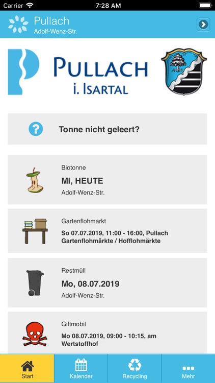 Pullach Abfall-App