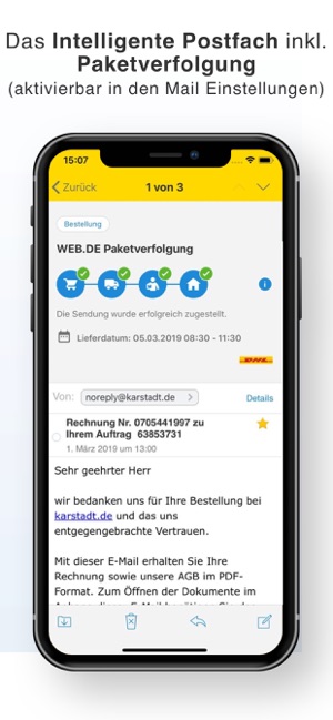 WEB.DE Mail & Cloud(圖1)-速報App