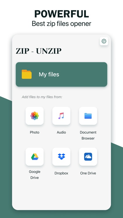 Zip app - Zip file reader