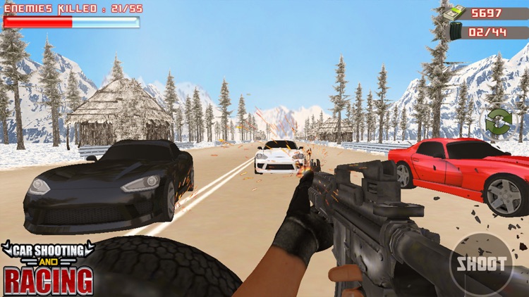 Car Sniper Vs Thieves Racing screenshot-4