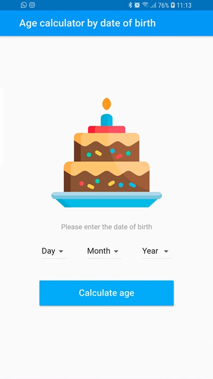 Age calculator from birth date