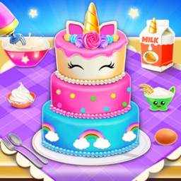 Unicorn Cake Making Kitchen