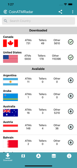 CoinATMRadar - Bitcoin ATM Map(圖1)-速報App