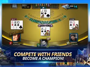 Captura 2 Blackjack 21-World Tournament iphone
