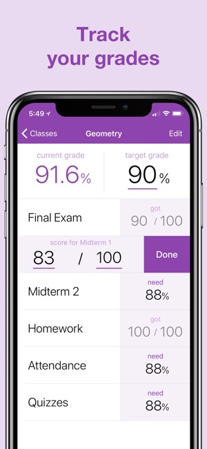 Grades - Grade Calculator, GPA(圖1)-速報App