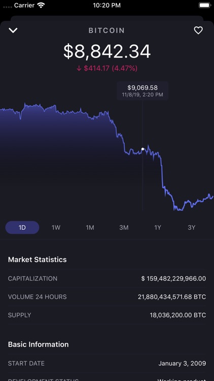 Epidemic - Crypto Tracker App