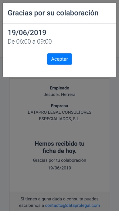 How to cancel & delete DataPro Legal Control Horario from iphone & ipad 3