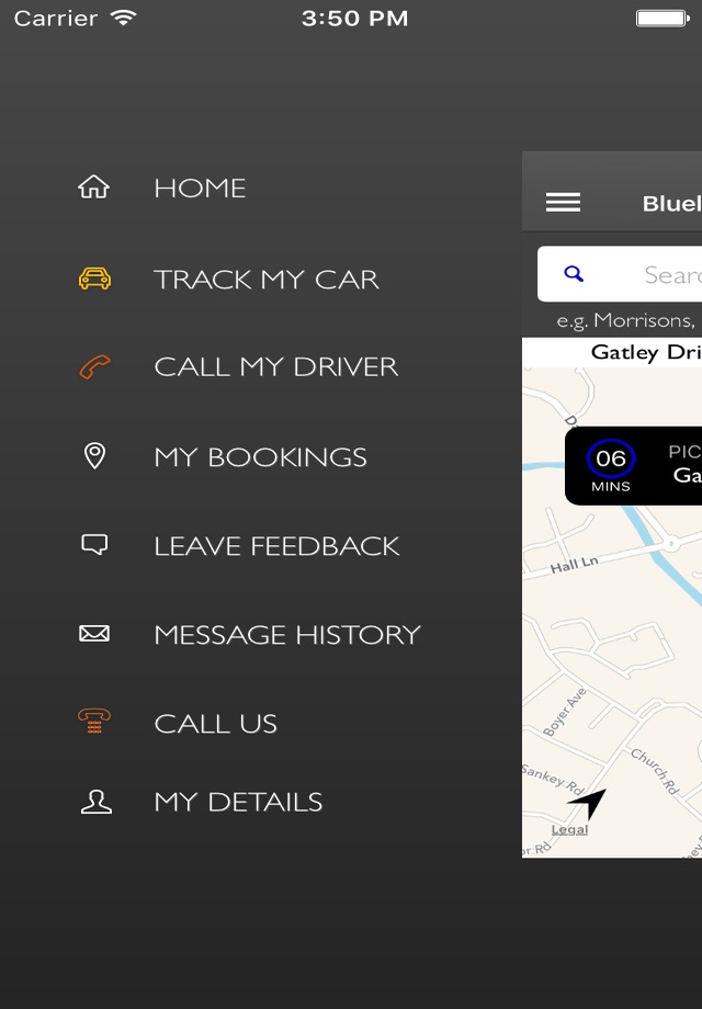 Blueline Five-0 Taxis screenshot 3