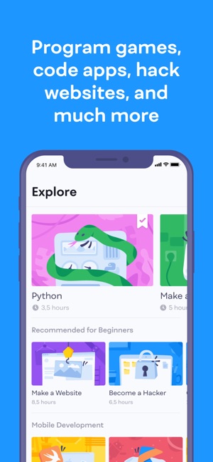 Mimo Learn To Code On The App Store - screenshots