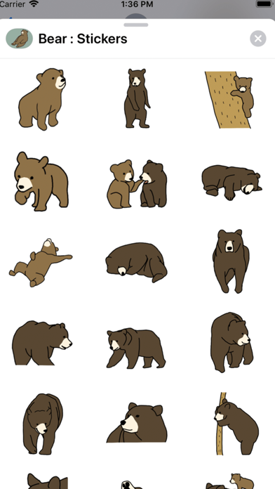 Bear : Stickers screenshot 2