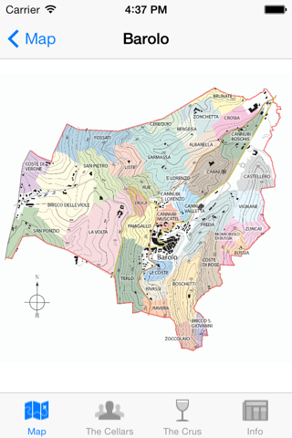 Enogea Barolo docg Map - náhled