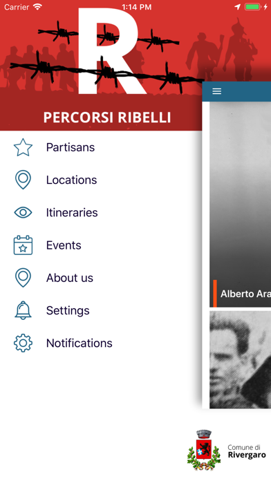 How to cancel & delete Percorsi Ribelli from iphone & ipad 1