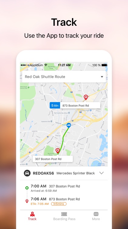 Red Oak Shuttle Bus App