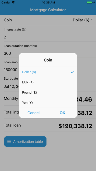 Mortgage & Loans Calculator screenshot 3