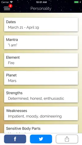 Game screenshot Aries Horoscope Daily hack