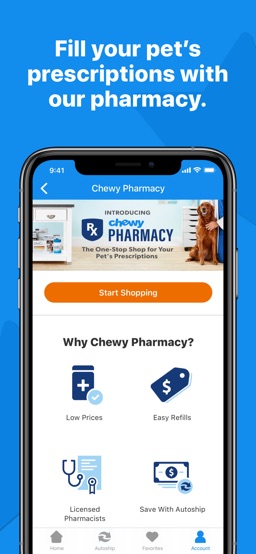Chewy app screenshot