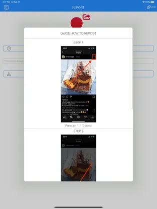 Ergreifen 4 Seguidores Repost no Instagram iphone