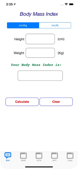 Body Mass Index and more