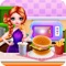 Icon Fast Food Cooking and Cleaning
