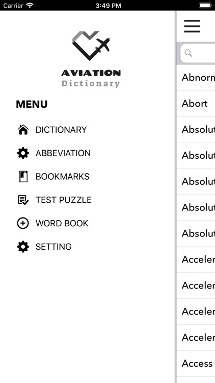 Aviation Dictionary - Offline