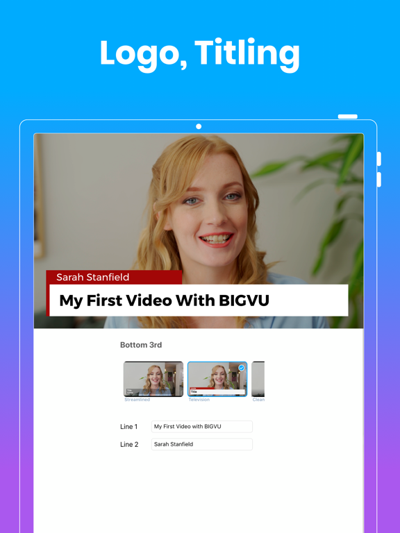 BIGVU Teleprompter & Captions screenshot