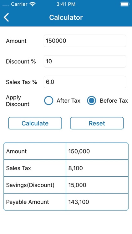 Discount Calculator - SalesTax