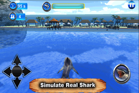 Angry Shark Simulator Games 3d screenshot 2