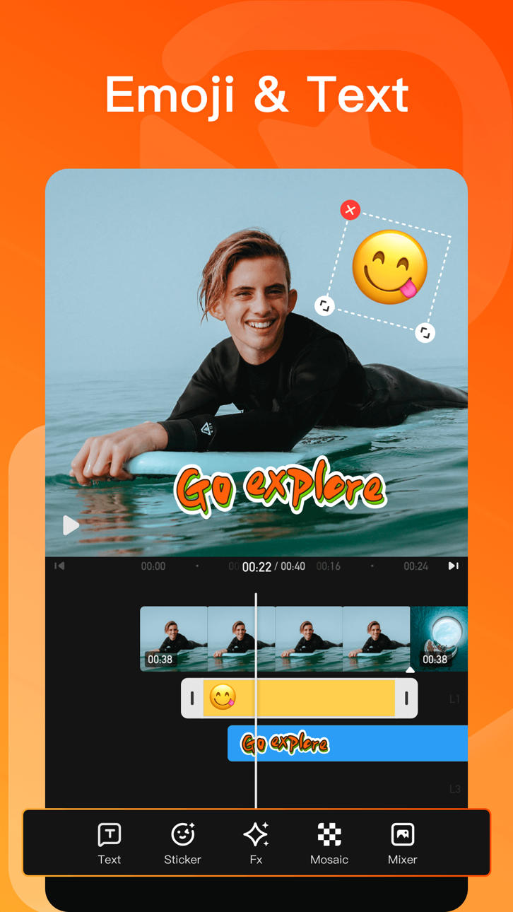 VivaVideo - Best Video Editor Modded screenshot 4 - iOS app interface