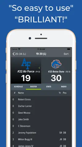 Game screenshot Air Force Football Schedules hack