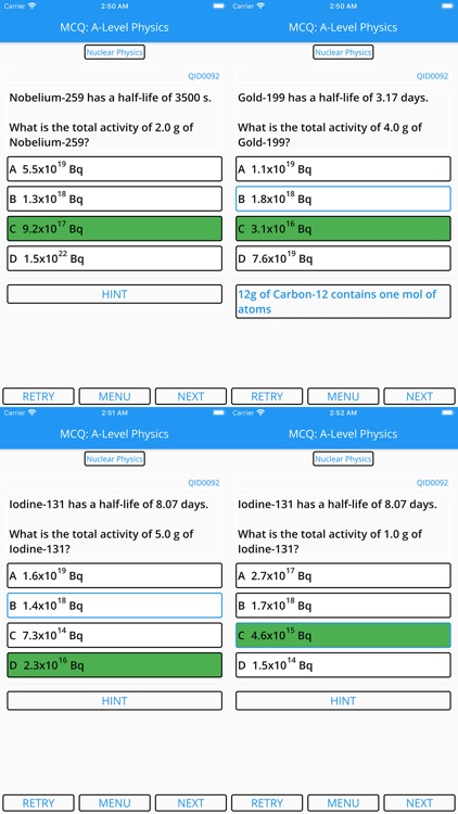 MCQ: Physics screenshot-9