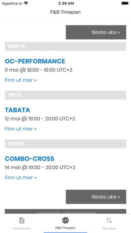 F&B Energy Treningssenter