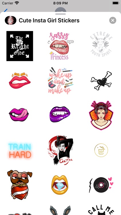 Bad & Mad Girl Stickers