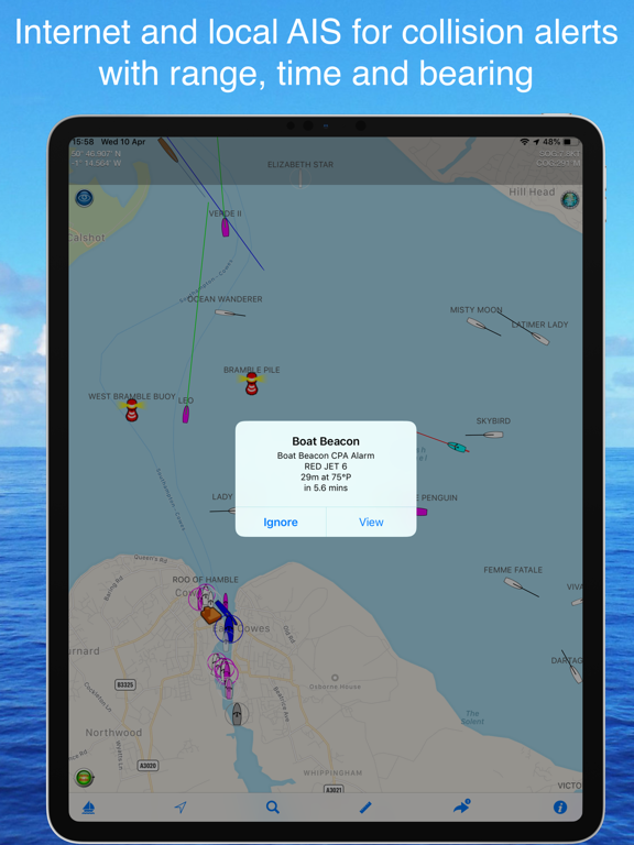 Boat Beacon - AIS Marine Navigation screenshot