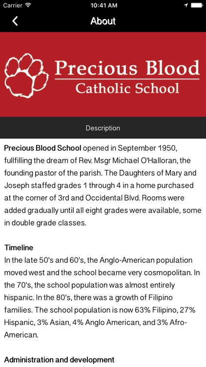 Precious Blood School